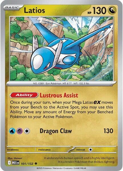 Latios - 101/132 - Uncommon - Reverse Holo