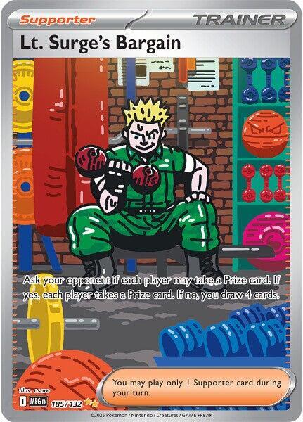 Lt. Surge's Bargain - 185/132 - Special Illustration Rare