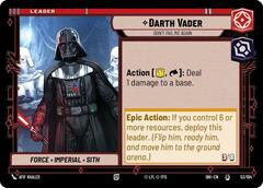 Darth Vader - Don't Fail Me Again - Star Wars Unlimited » Star