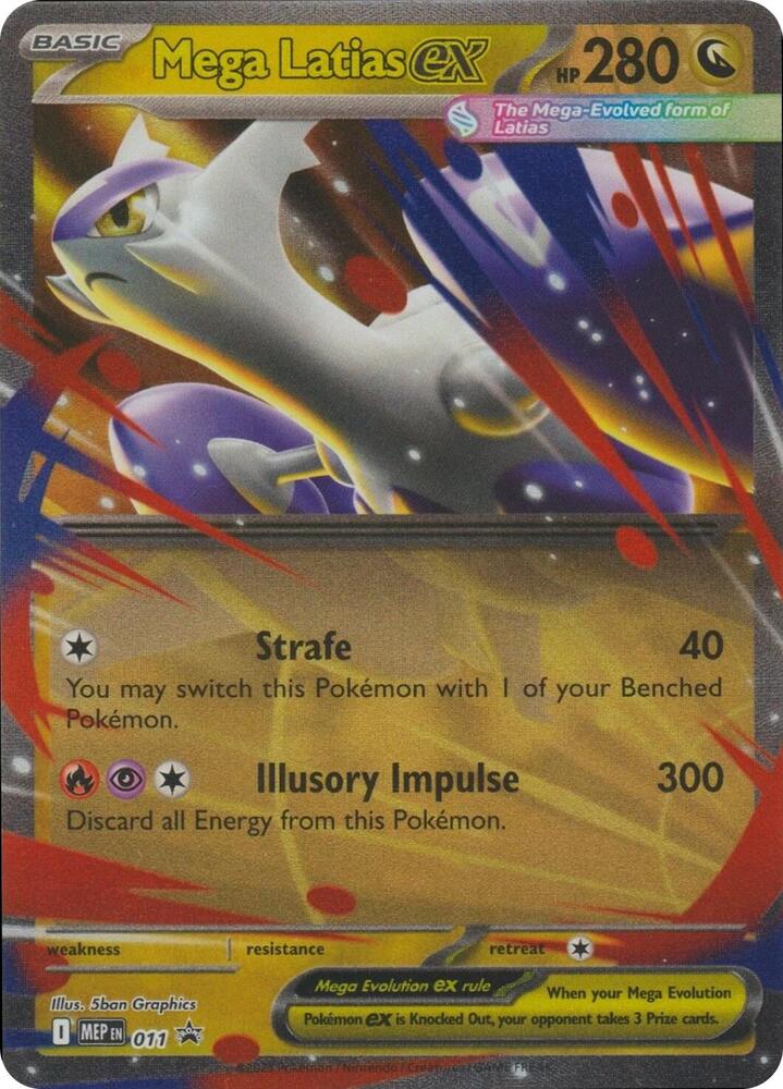 mega evolution pokemon promo card Mega Latias ex - MEP011 - MEP Black Star Promos - Pokemon Singles » Mega  Evolution - Promo Cards