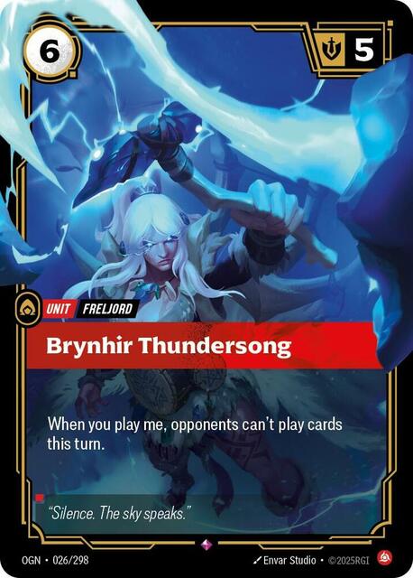 Brynhir Thundersong - 026/298 - Rare - Foil
