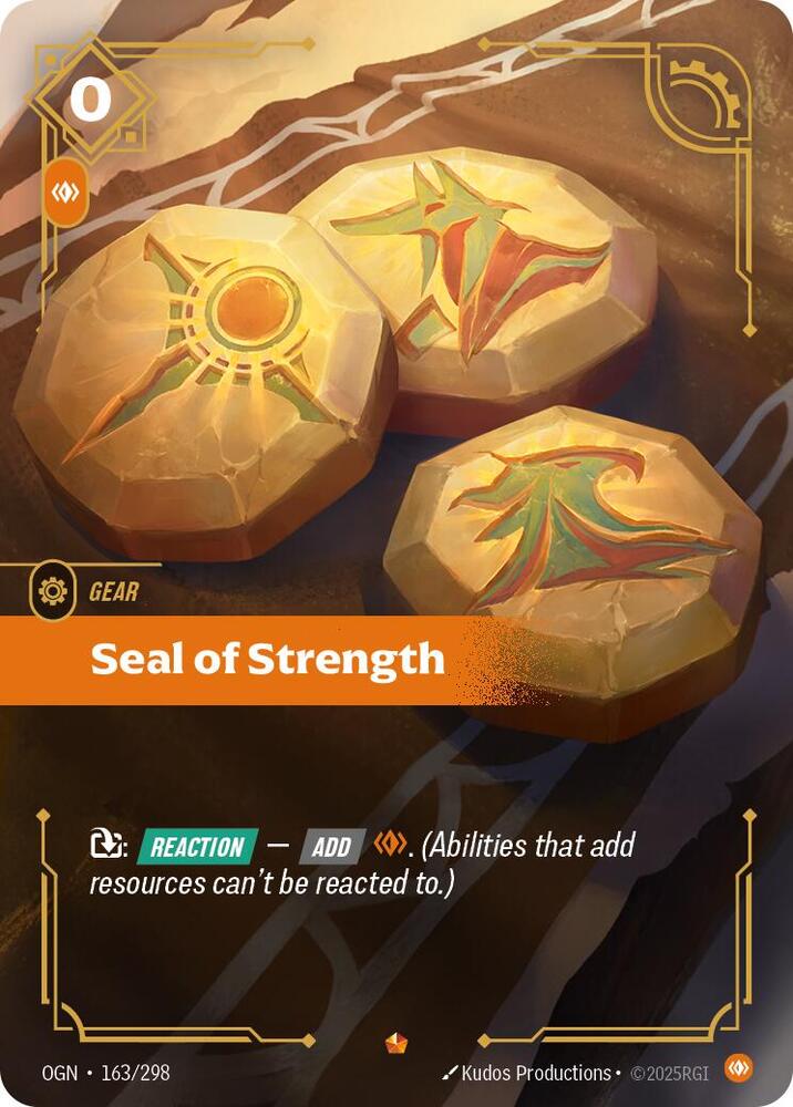 Seal of Strength - 163/298 - Epic - Foil - Riftbound » Riftbound