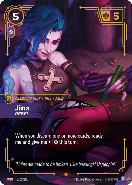 Jinx - Rebel - 202/298 - Epic - Foil