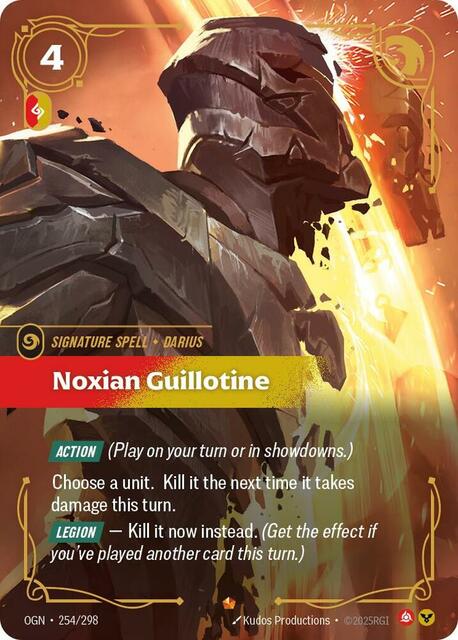 Noxian Guillotine - 254/298 - Epic - Foil