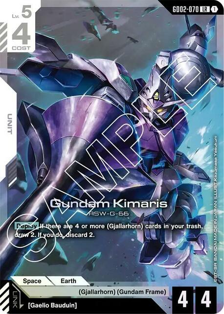 Gundam Kimaris - GD02-070 - Legend Rare - Holo - Gundam CG Singles  GD02 -  Dual Impact - Game Keeper Online