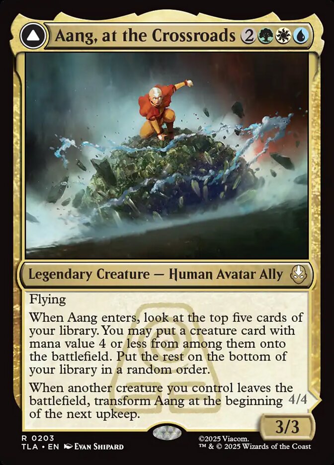 aang mtg card Aang, at the Crossroads // Aang, Destined Savior - Foil - Magic the  Gathering » MTG Card Singles » 2025 » Avatar: The Last Airbender - 42