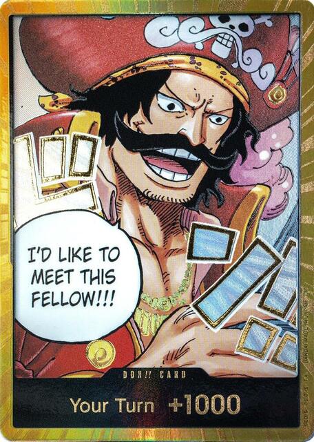 DON!! Card (Gol.D.Roger) (Gold) - Foil - Other Collectible Card