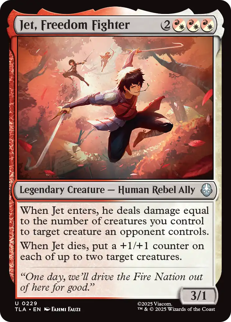 Jet, Freedom Fighter