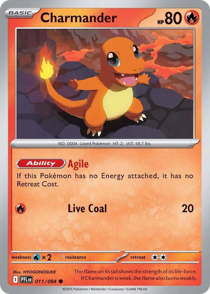 Charmander - 011/094 - Common - Reverse Holo