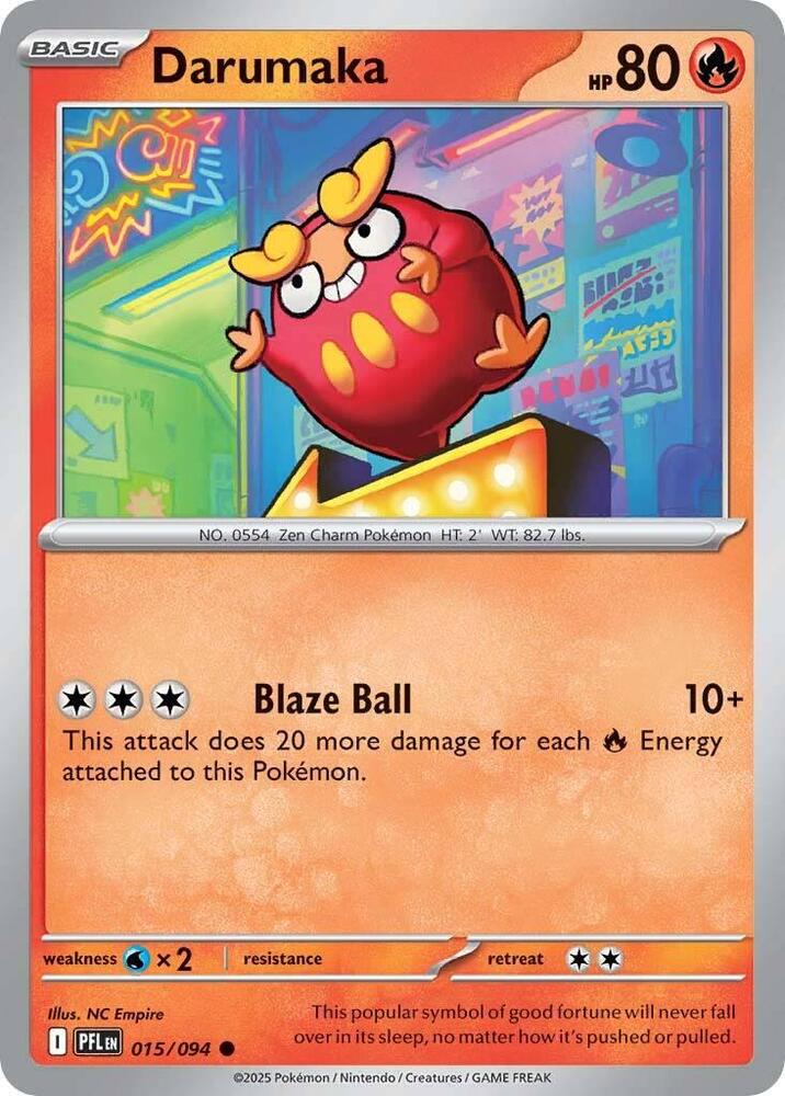 Darumaka - 015/094 - Common - Reverse Holo
