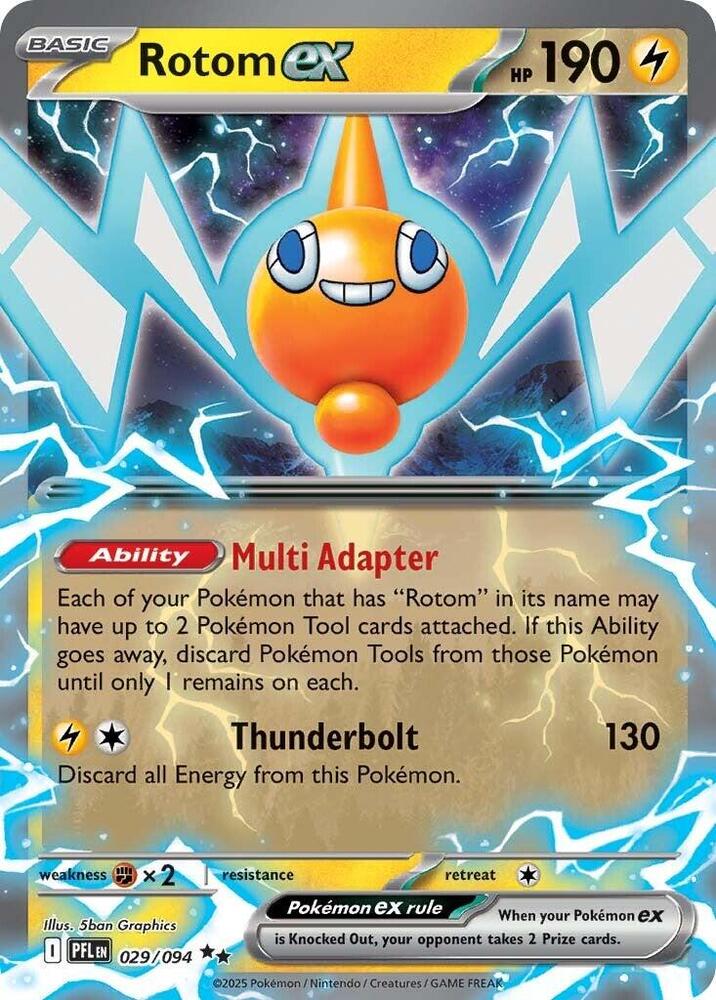 Rotom ex - 029/094 - Double Rare
