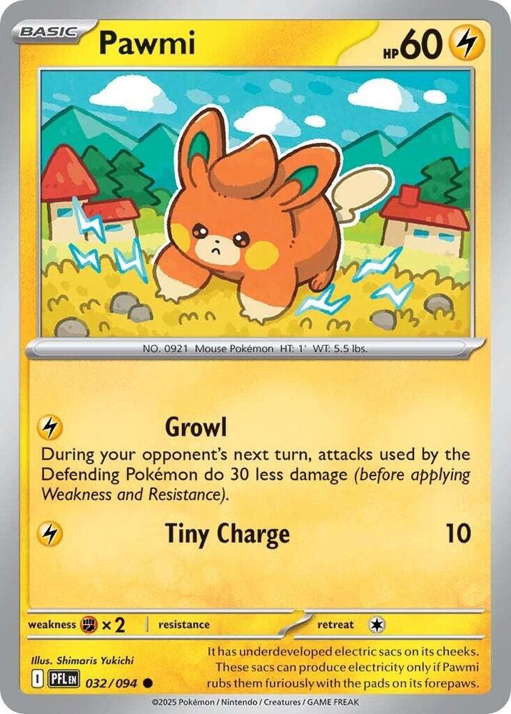 Pawmi - 032/094 - Common - Reverse Holo