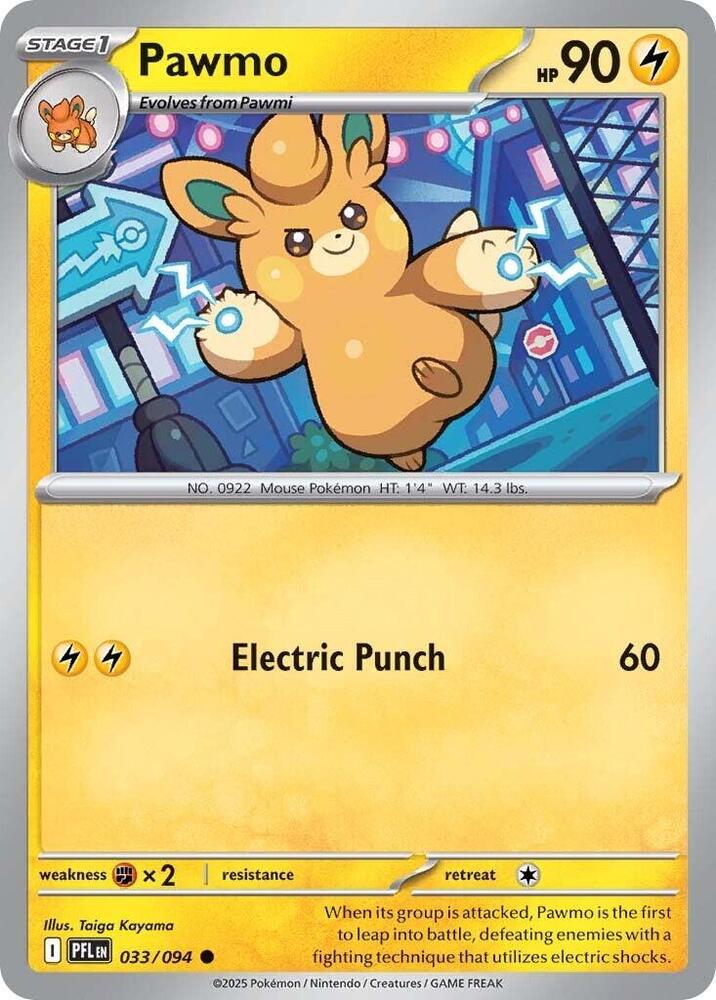 Pawmo - 033/094 - Common - Reverse Holo