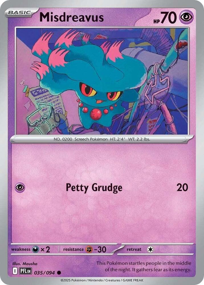 Misdreavus - 035/094 - Common - Reverse Holo