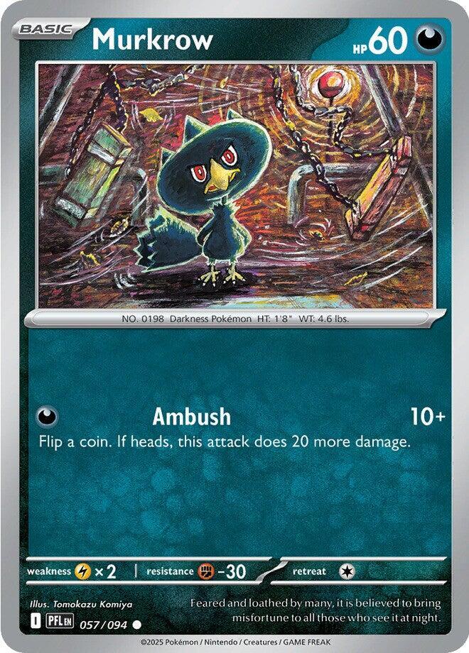 Murkrow - 057/094 - Common - Reverse Holo