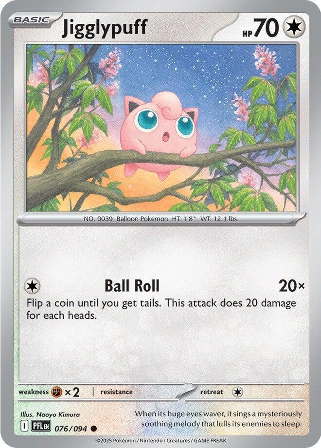 Jigglypuff - 076/094 - Common - Reverse Holo