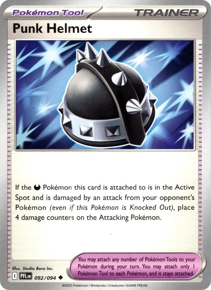 Punk Helmet - 092/094 - Uncommon - Reverse Holo
