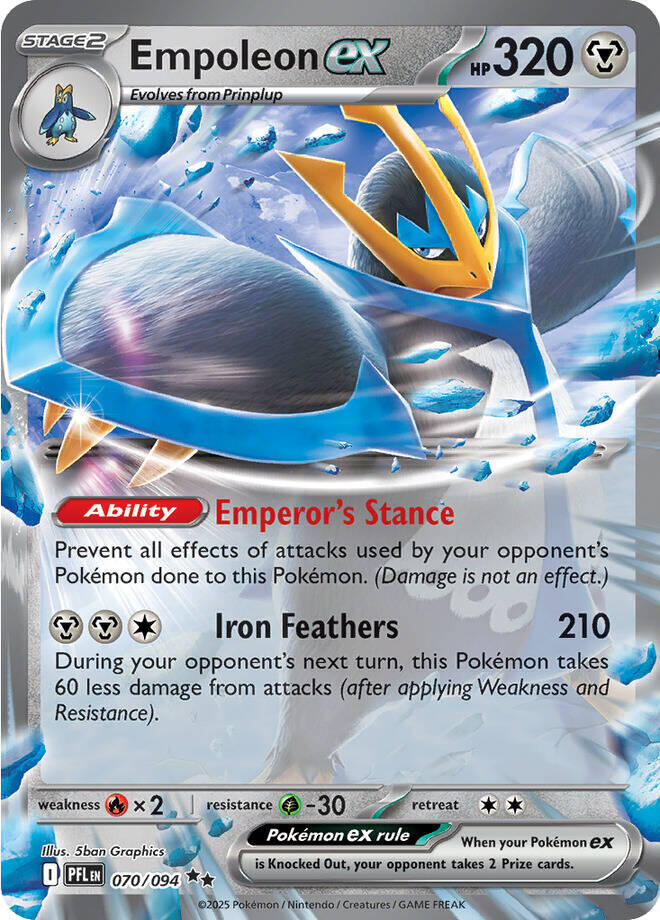 Empoleon ex - 070/094 - Double Rare