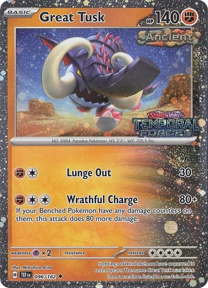 Great Tusk (Temporal Forces Stamped) - 096/162 - Uncommon - Holo