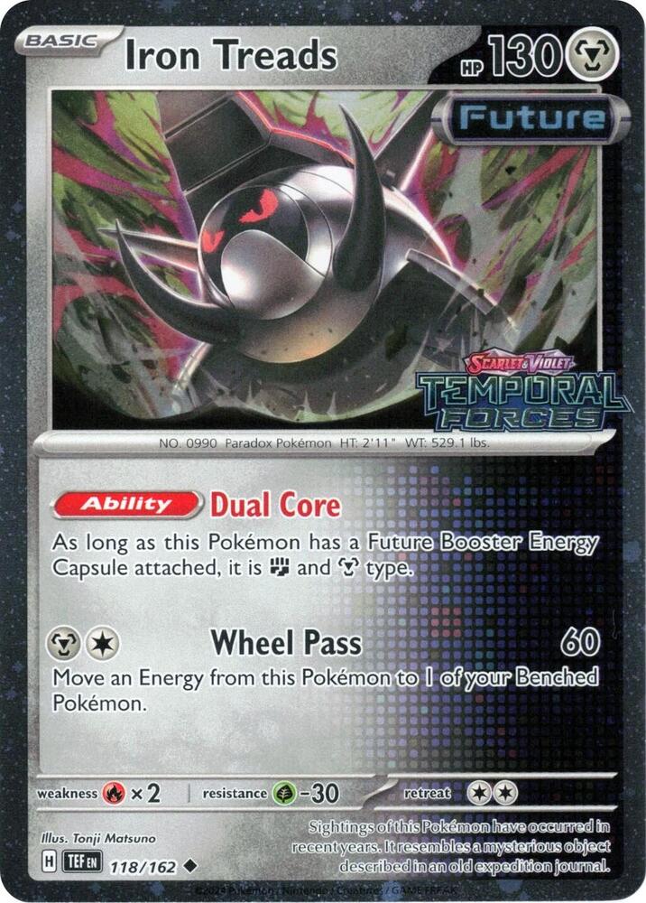 Iron Treads (Temporal Forces Stamped) - 118/162 - Uncommon - Holo