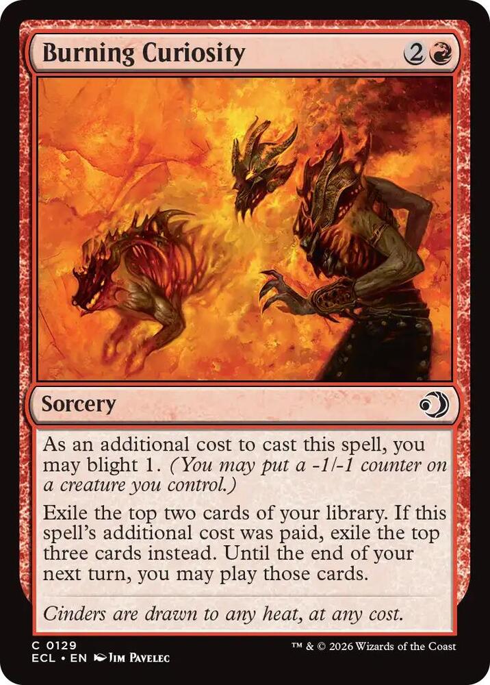 Burning Curiosity - Foil