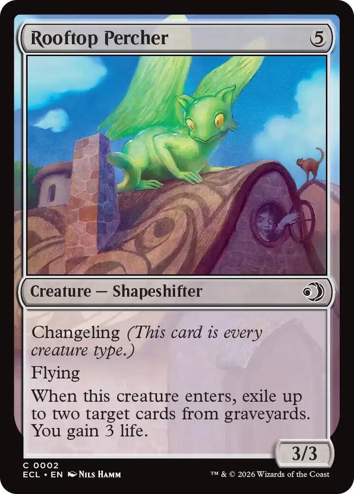 Rooftop Percher - Foil