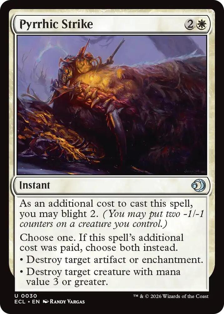 Pyrrhic Strike - Foil