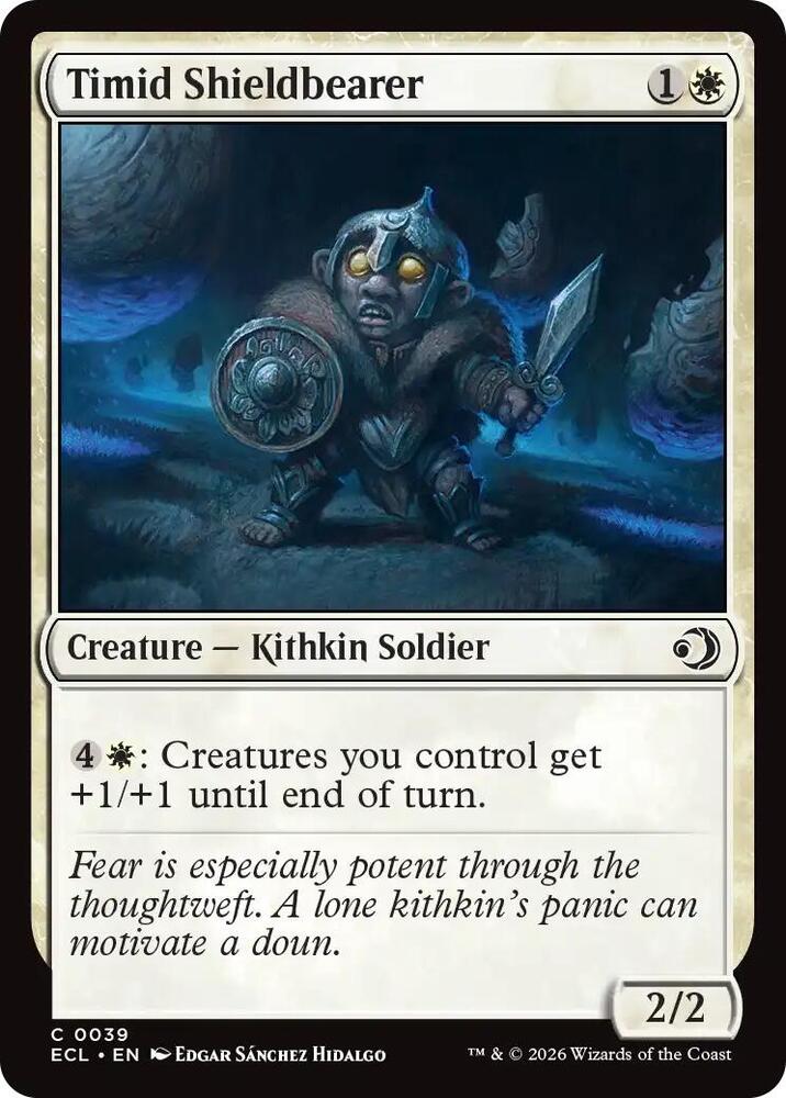 Timid Shieldbearer - Foil