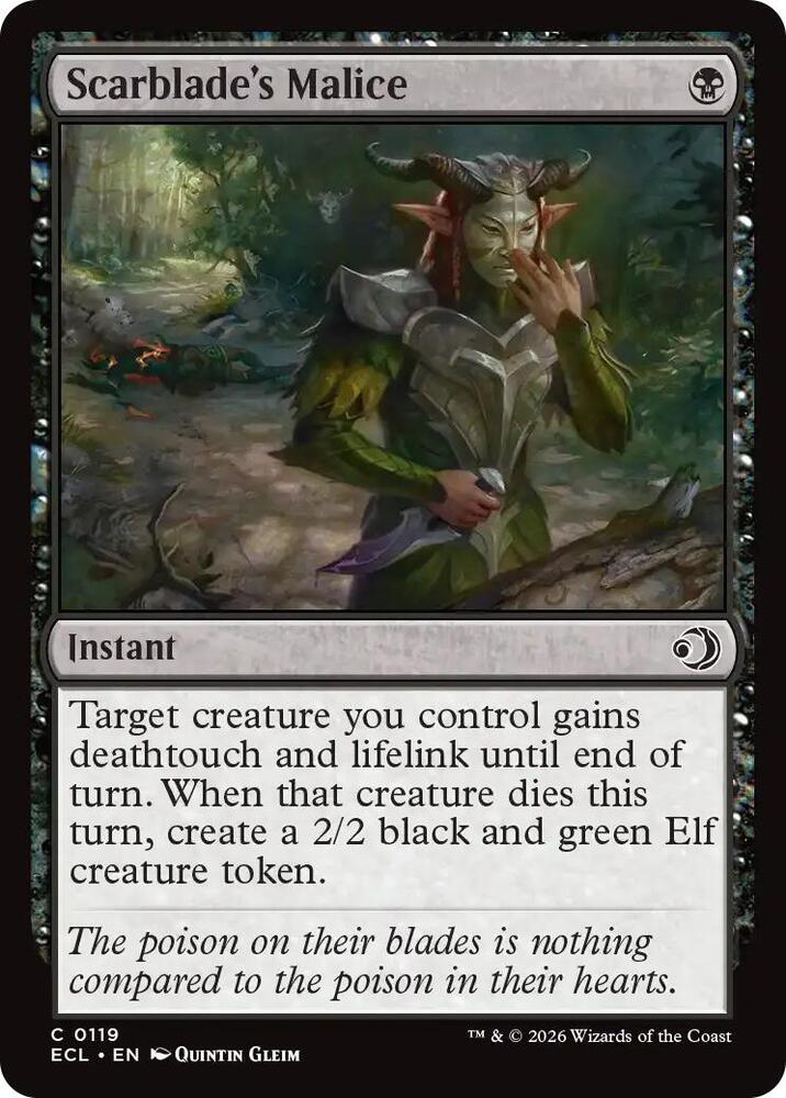 Scarblade's Malice - Foil