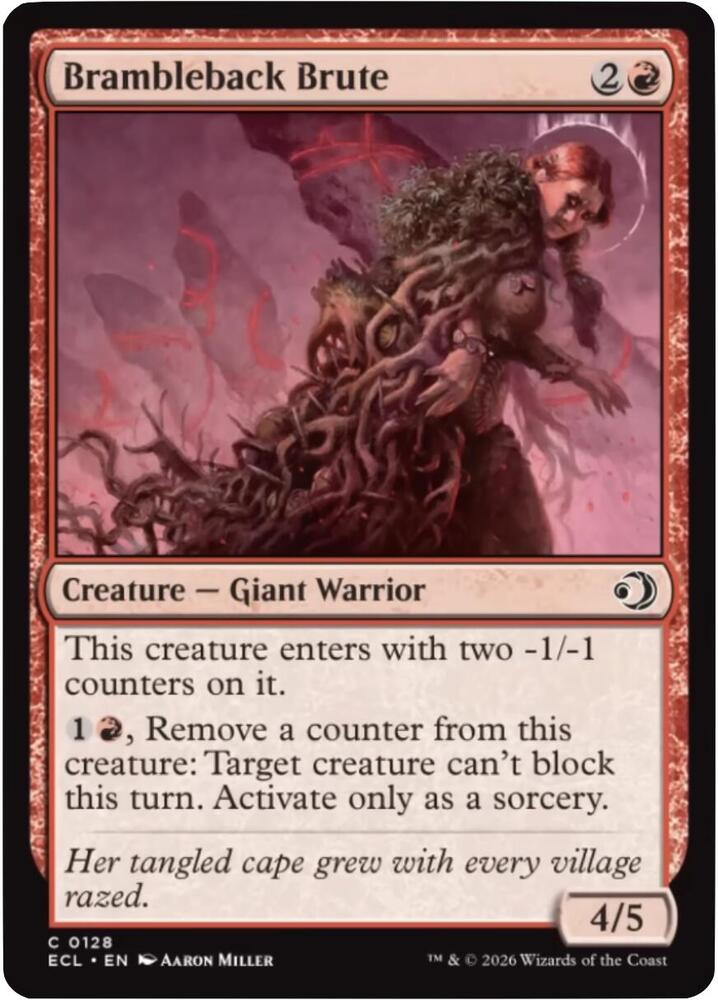 Brambleback Brute - Foil