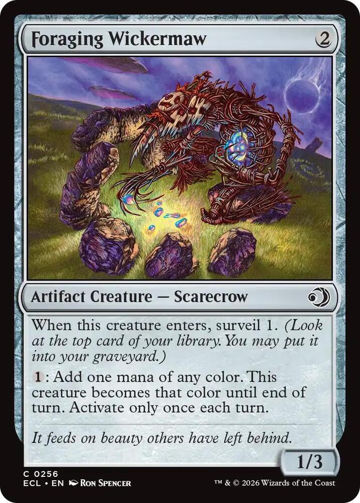 Foraging Wickermaw - Foil