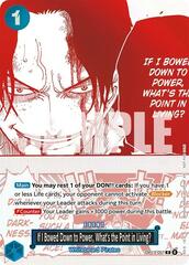 If I Bowed Down to Power, What's the Point in Living? — Promo / Other