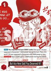 But Ace Here Said You Deserved It!! — Promo / Other