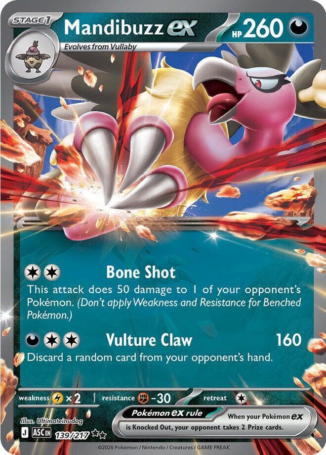 Mandibuzz ex - 139/217 - Double Rare