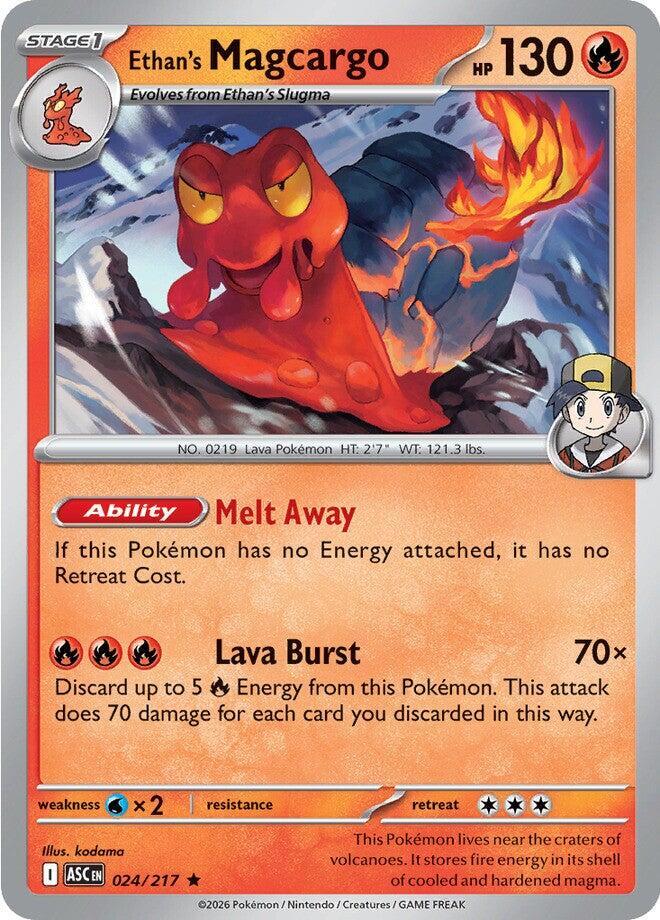 Ethan's Magcargo - 024/217 - Holo Rare