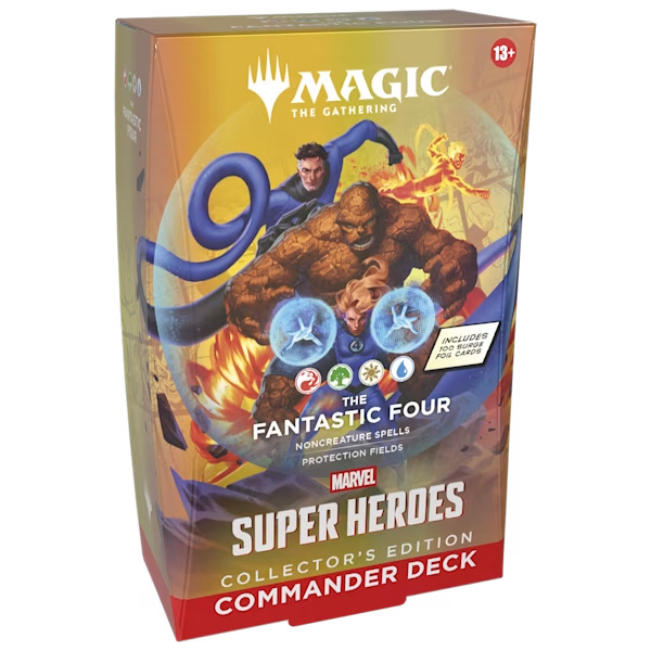 Marvel Super Heroes Commander Deck - The Fantastic Four (Collector's Edition)  - Magic: The Gathering  Magic: The Gathering Sealed Product  MTG  Commander Decks - Owl Central Games