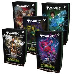 mtg intro commander decks Amazon.com: Magic: The Gathering Starter Commander Deck Bundle – Includes  All 5 Decks : Toys & Games