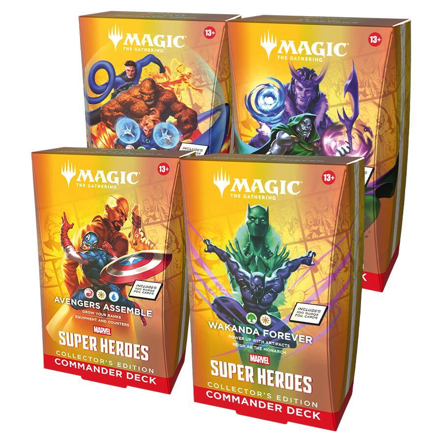 Preorder Special - Marvel Super Heroes Commander Deck Case (Collector's  Edition) - Magic: The Gathering  Magic: The Gathering Sealed Product  MTG  Commander Decks - Owl Central Games