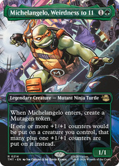 Michelangelo, Weirdness to 11 - Borderless