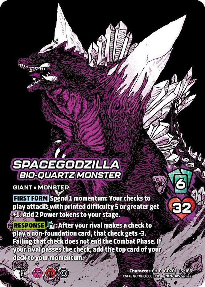 1X-SpaceGodzilla, Bio-Quartz Monster-GZ01-Reign of Kaiju-Universus