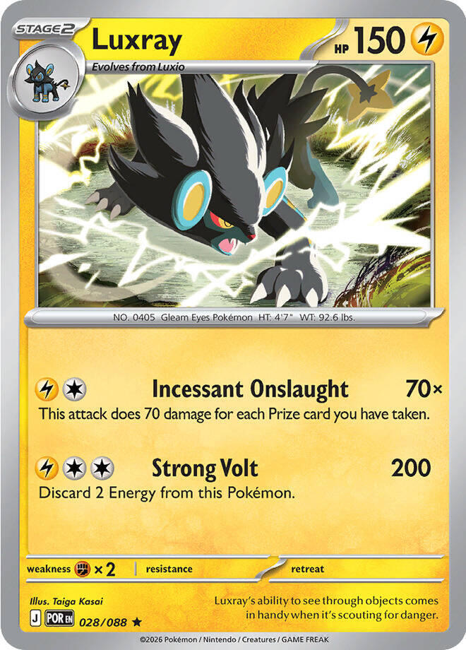 Luxray - 028/088 - Holo Rare