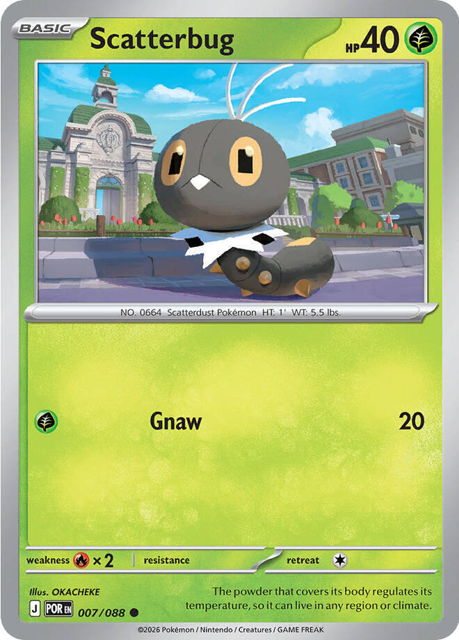 Scatterbug - 007/088 - Common - Reverse Holo