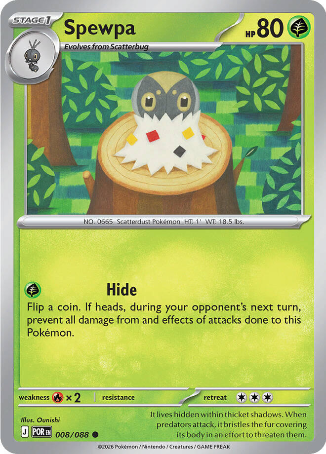 Spewpa - 008/088 - Common - Reverse Holo