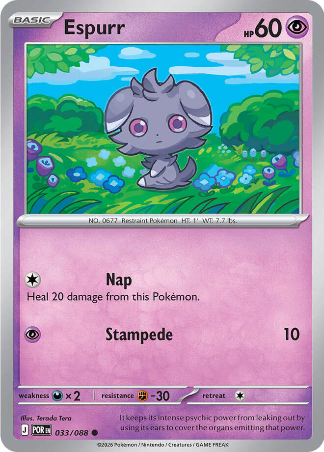 Espurr - 033/088 - Common - Reverse Holo