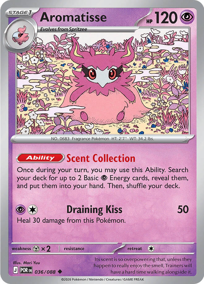 Aromatisse - 036/088 - Uncommon - Reverse Holo
