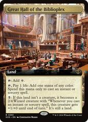 Great Hall of the Biblioplex - Foil - Extended Art