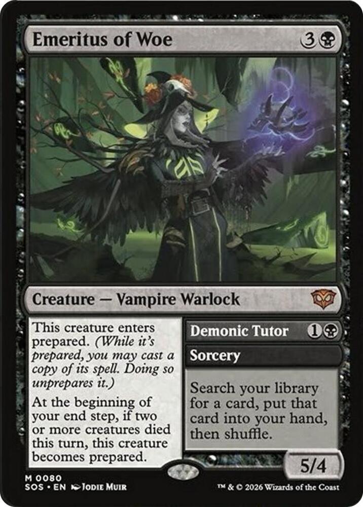 mtg woe anime cards Magic the Gathering Wilds of Eldraine: Enchanting Tales Mythic Rare Rhystic Study #71 Enchanting Tales (WOT) #71 Illustrated by Fuzichoco Magic Sneak Attack | Wilds of