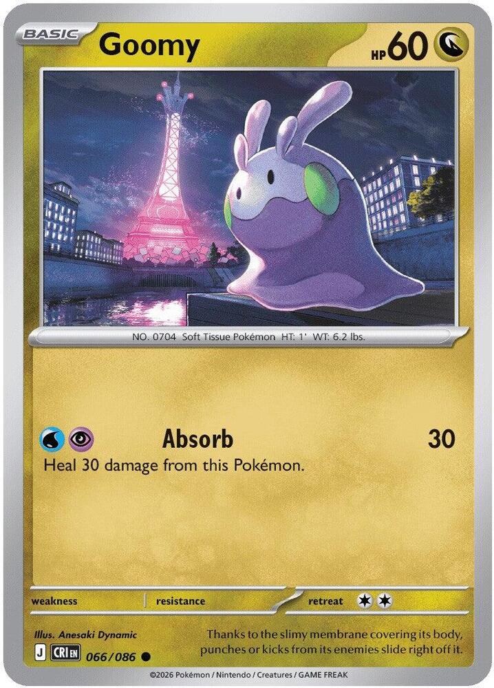 Goomy - 066/086 - Common - Reverse Holo
