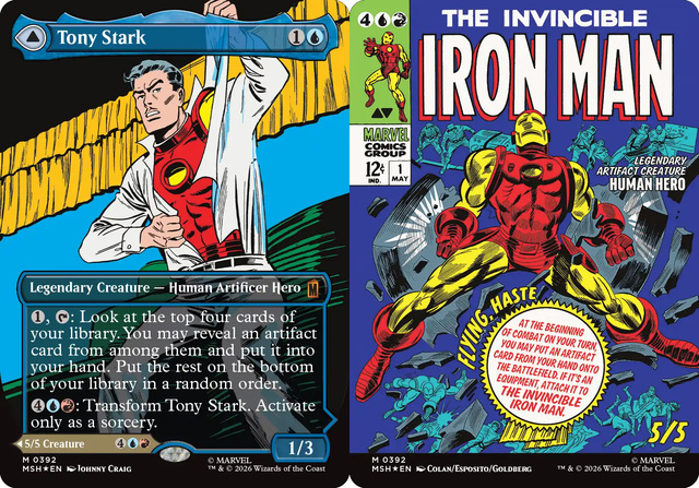 Tony Stark // The Invincible Iron Man (0392) - Foil - Borderless