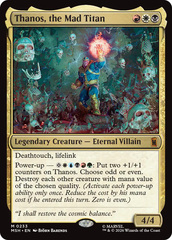 Thanos, the Mad Titan - Foil - Magic Singles » Marvel Super Heroes